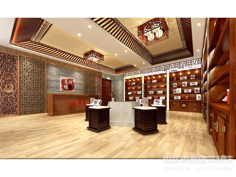 阿胶店面装修设计展示
